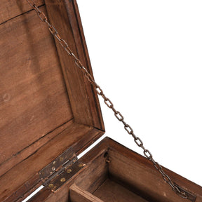 Brass Bound Teak Indian Military Chest  - 19thC