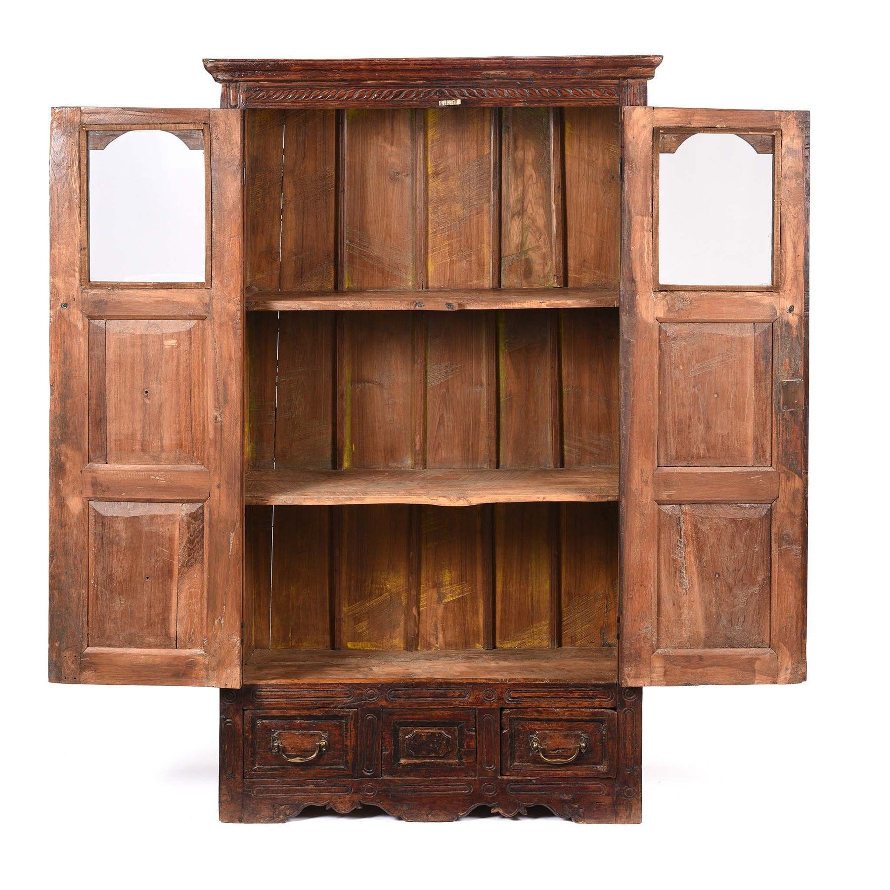 Indian Almirah Cabinet From Gujarat - 19thC