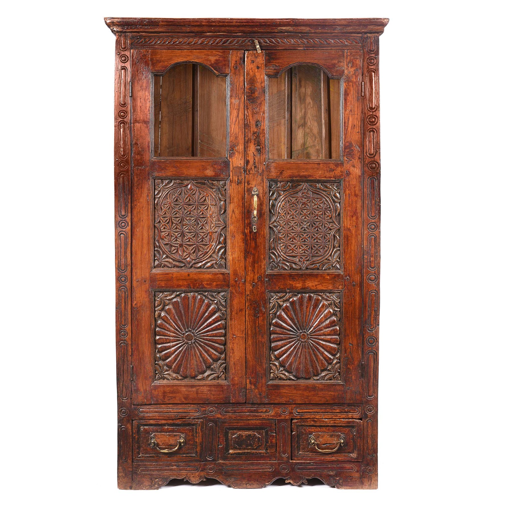 Indian Almirah Cabinet From Gujarat - 19thC