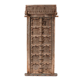 Old Indian Door From Shekhawati - 19thC