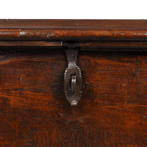 Iron Bound Teak Chest From Gujarat - 19ThC