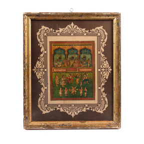 Framed Chromolithograph Cotton Bale Advertising Label - Ca 1920