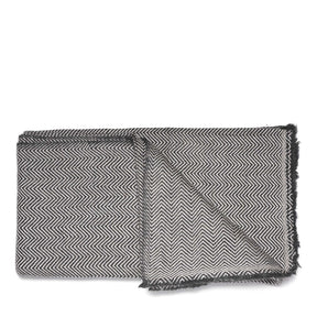 Herringbone Wool Throw from Kashmir