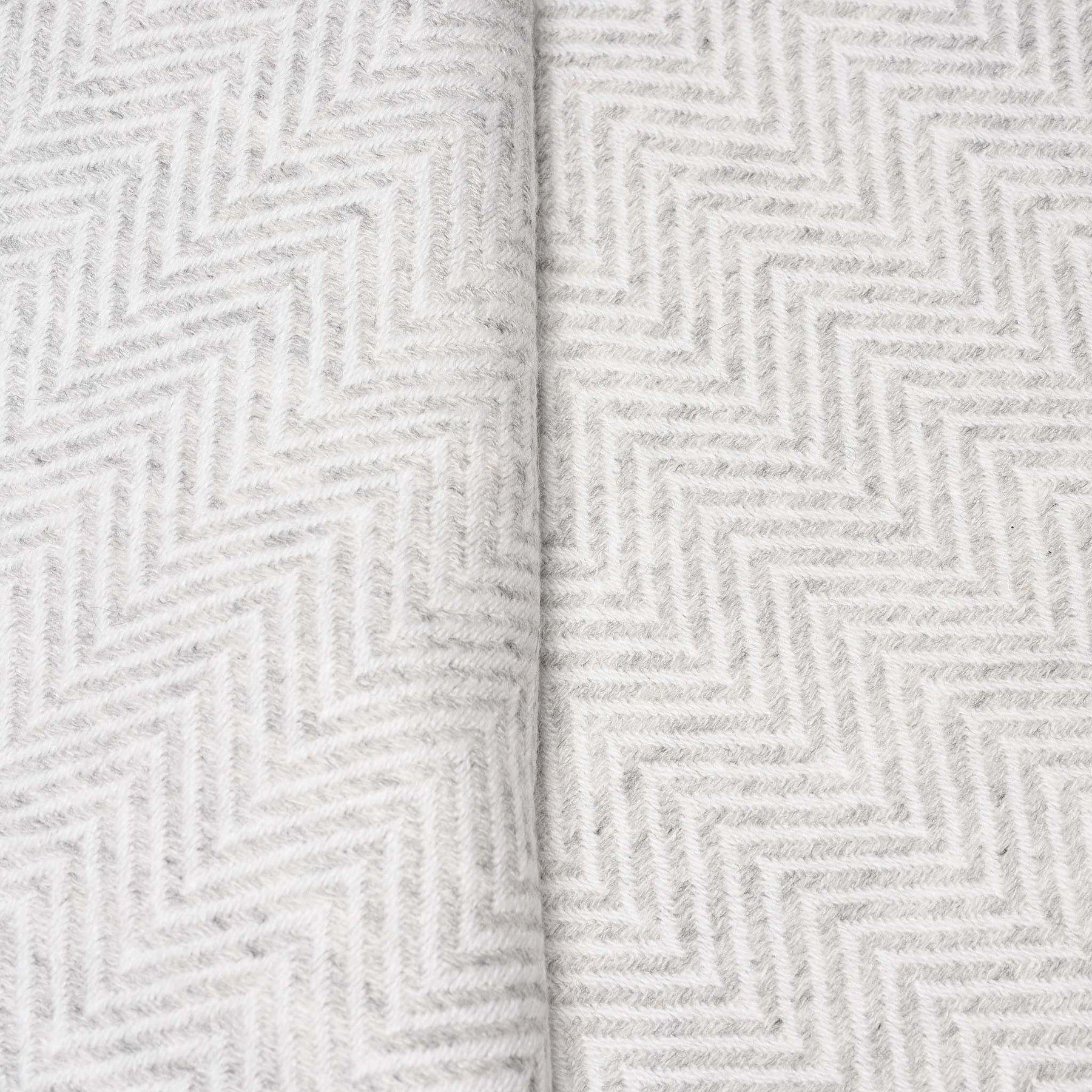 Herringbone Wool Throw from Kashmir