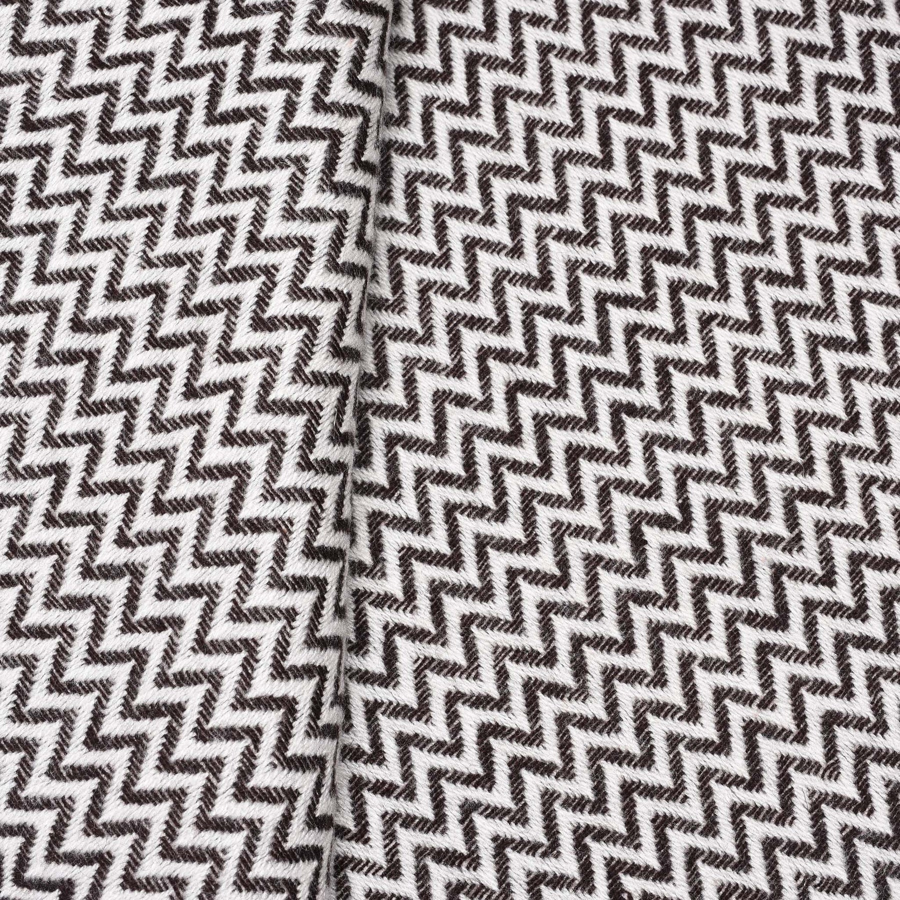 Wool Zig Zag Throw from Kashmir