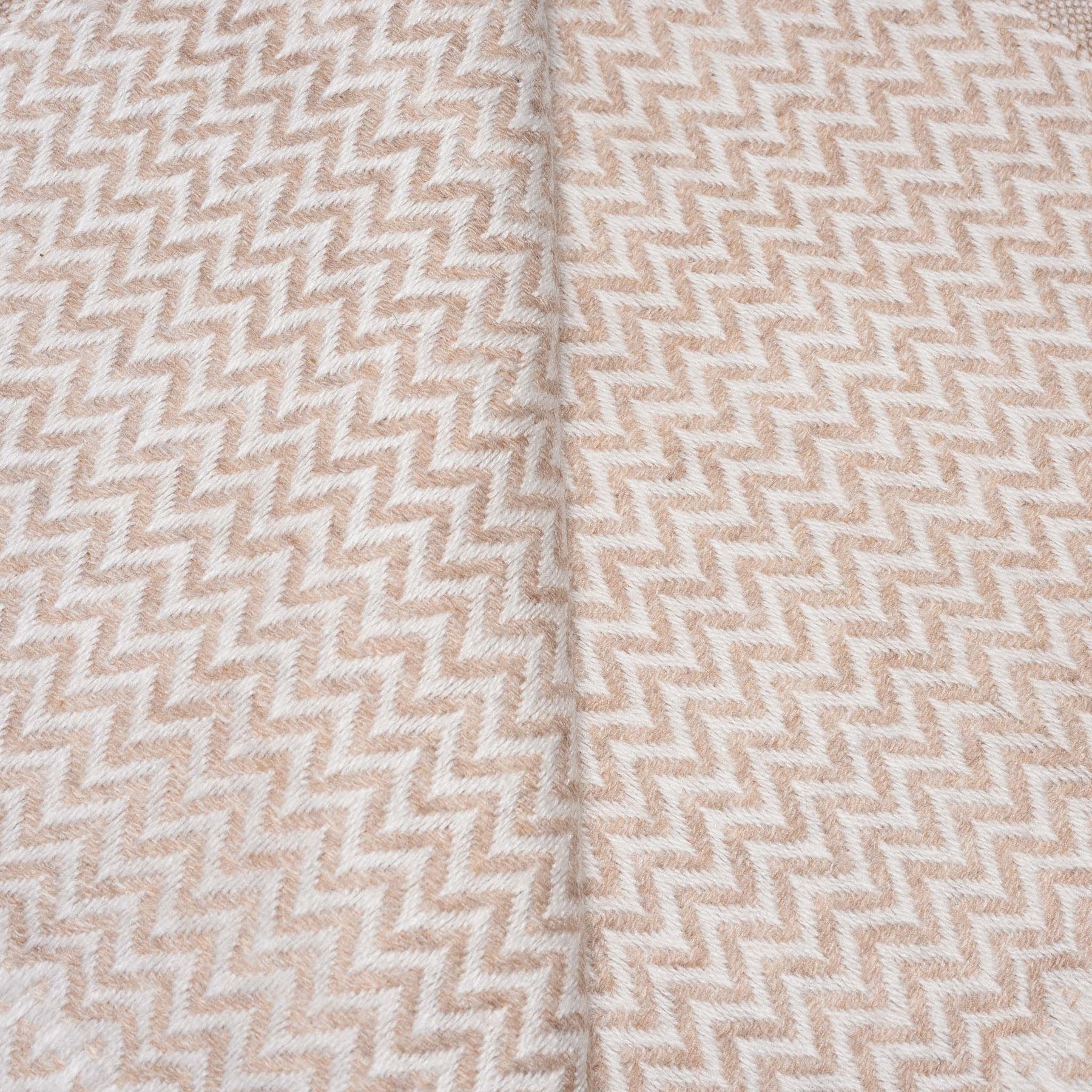 Wool Zig Zag Throw from Kashmir