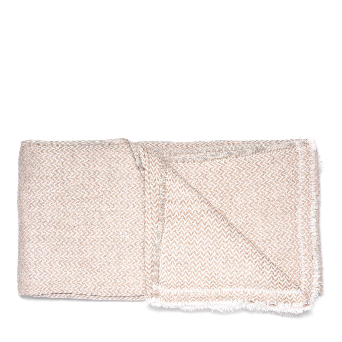 Wool Zig Zag Throw from Kashmir