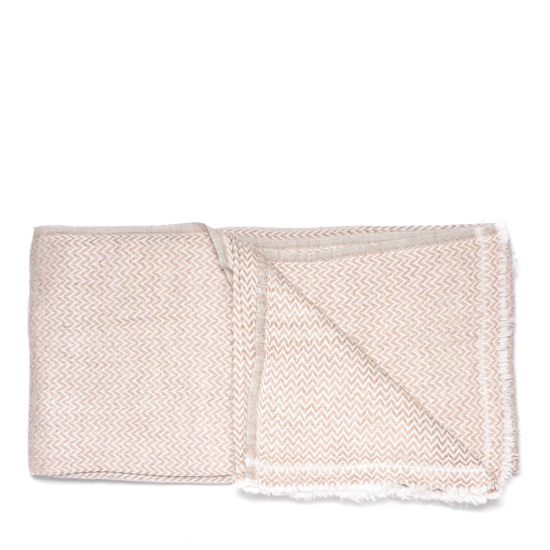 Wool Zig Zag Throw from Kashmir