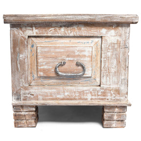 Carved Blanket Chest Made From Old Teak Wood