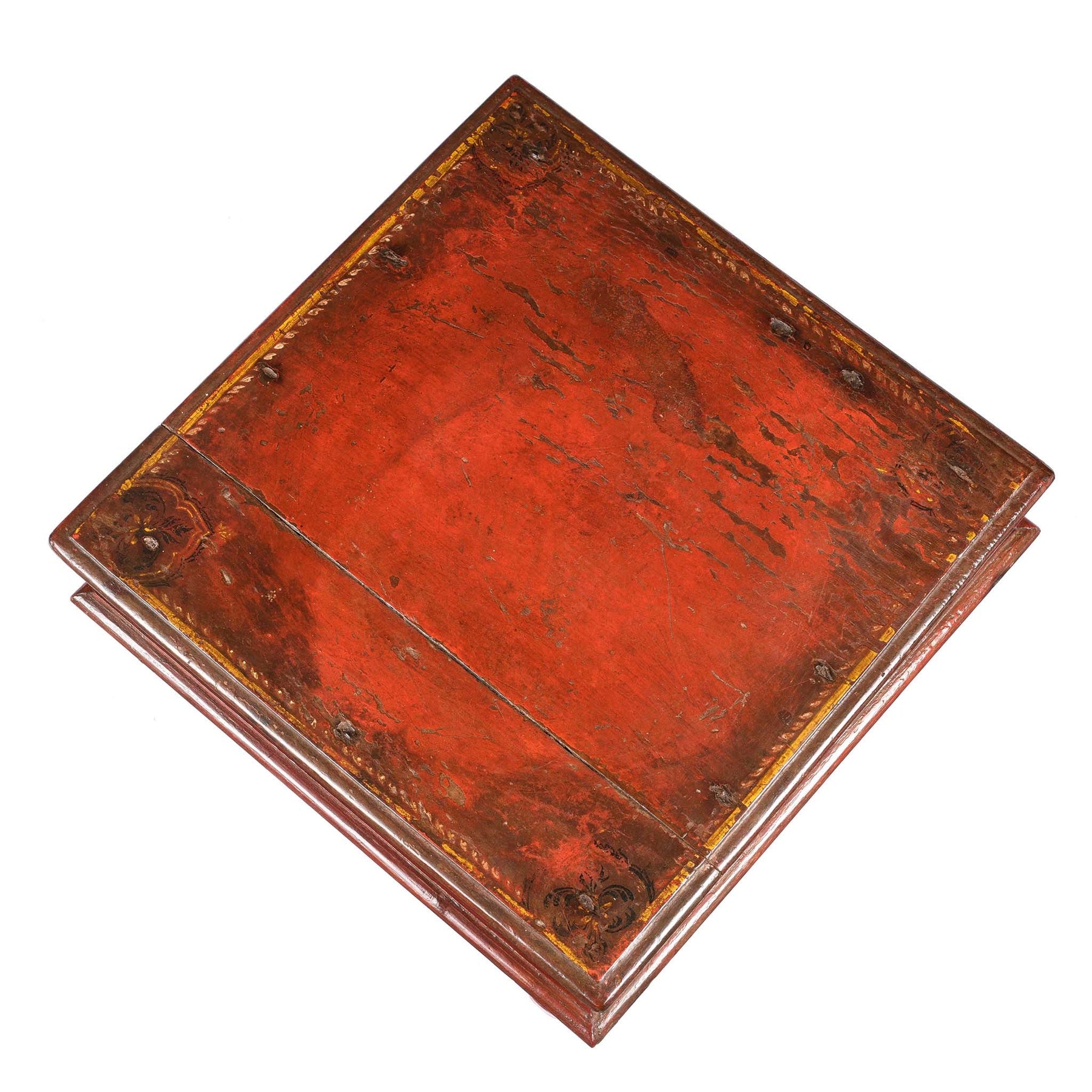 Bajot Low Prayer Table From Rajasthan - 19th Century