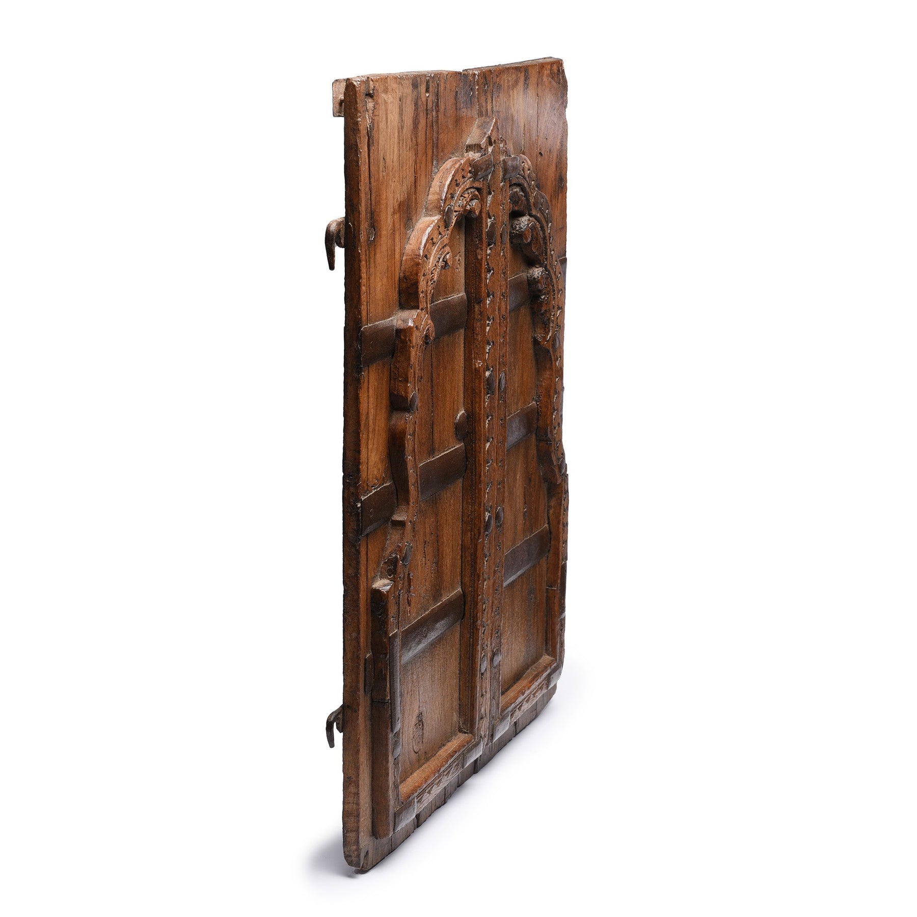 Old Carved Indian Window Shutters From Gujarat - 19thC