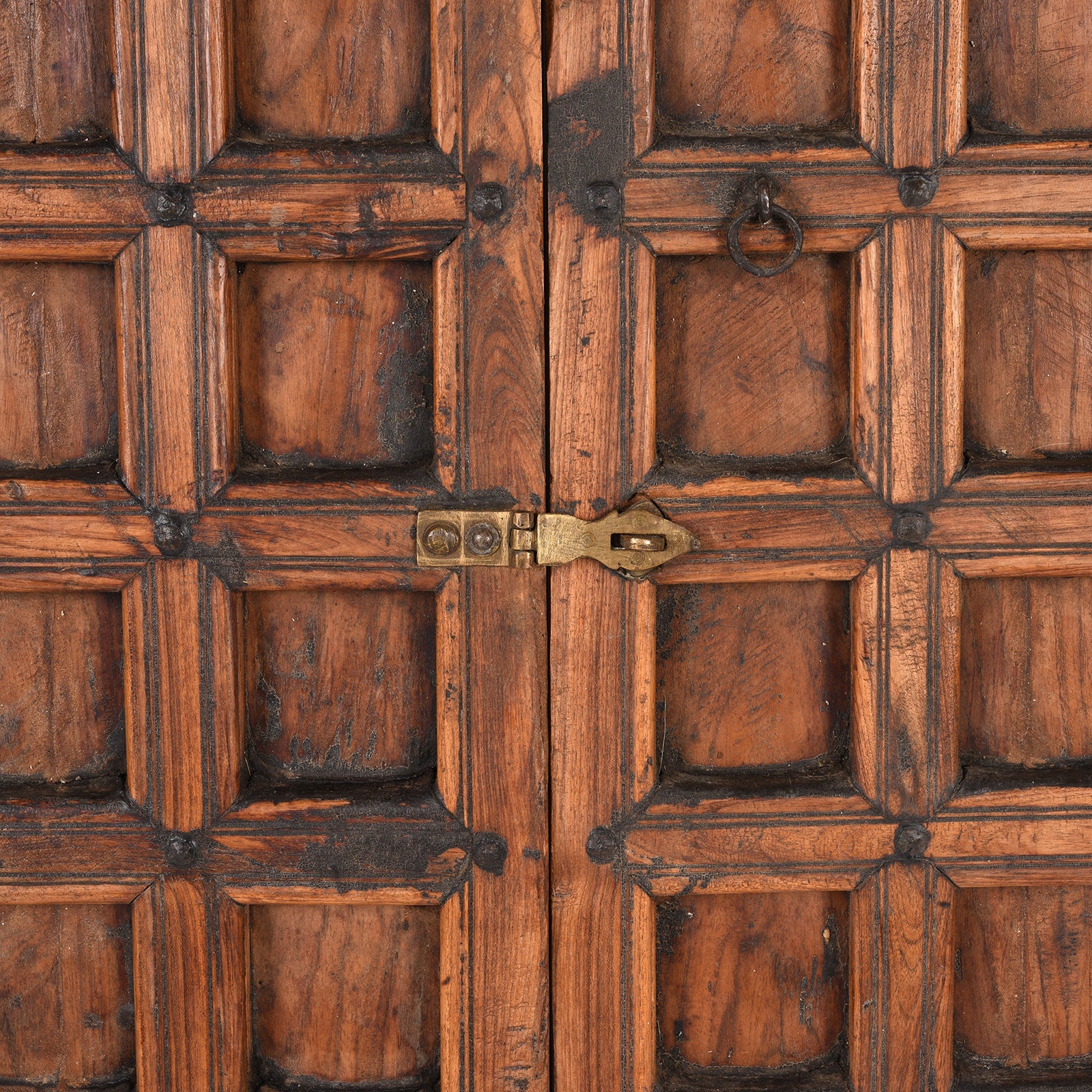 Teak Window Shutter From Maharashtra - 19th Century
