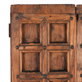 Teak Window Shutter From Maharashtra - 19th Century