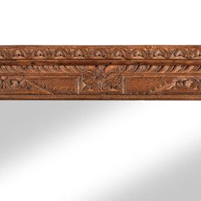 Mirror Made From An Old Shekhawati Window - 19thC (62 x 102cm)