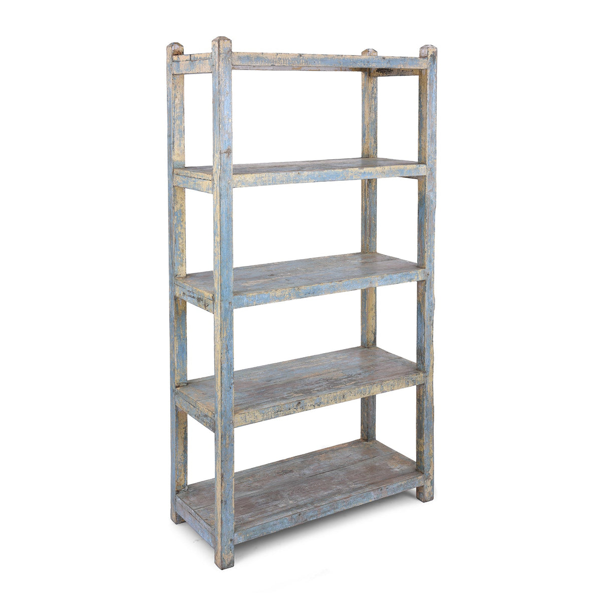 Vintage Teak Shelf With Painted Finish - Ca 1930