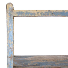 Vintage Teak Shelf With Painted Finish - Ca 1930
