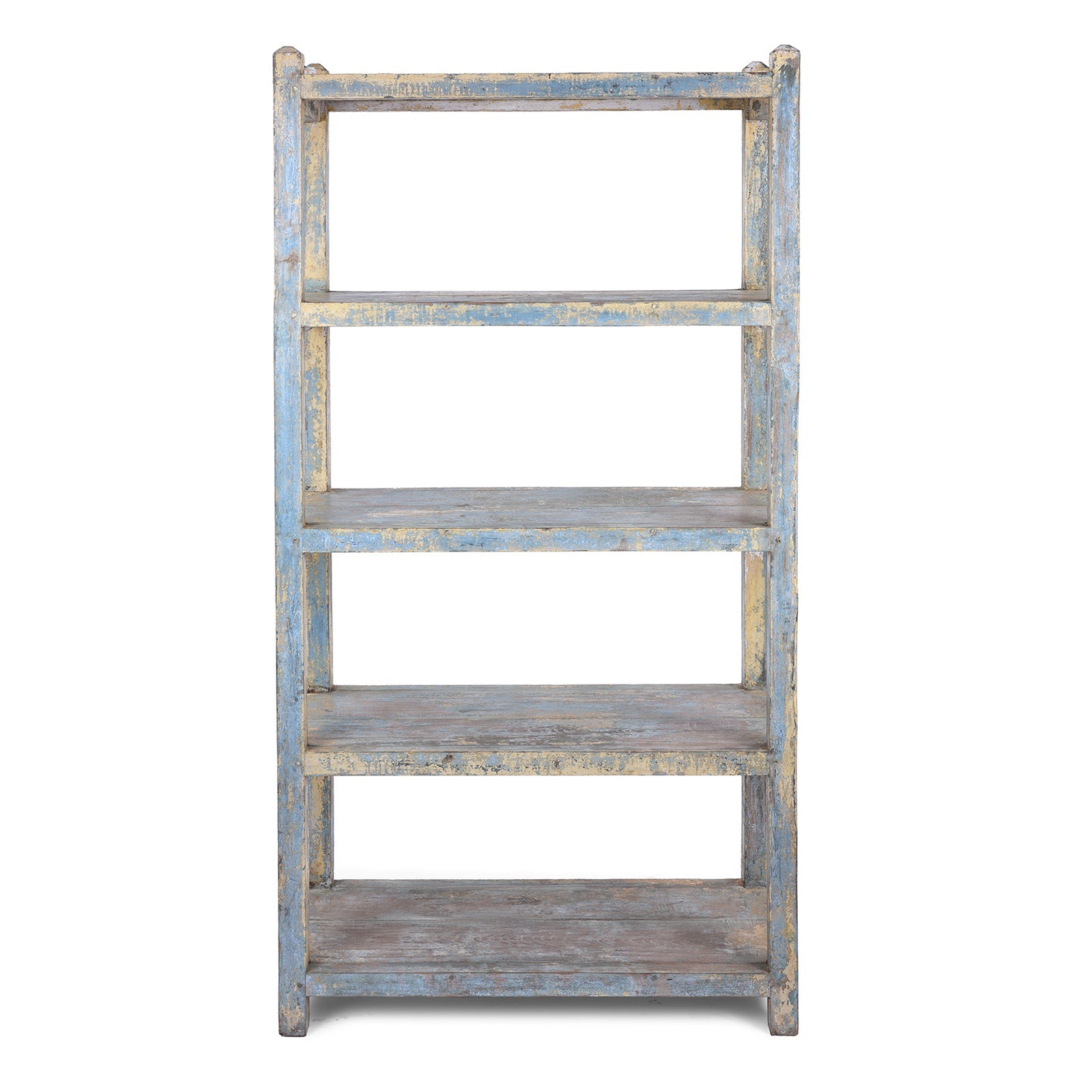 Vintage Teak Shelf With Painted Finish - Ca 1930