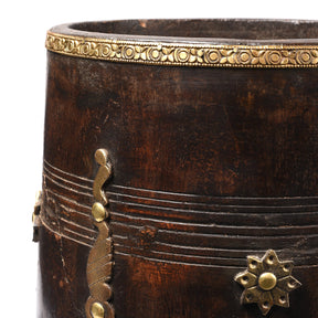 Old Wooden Grain Measure From South India