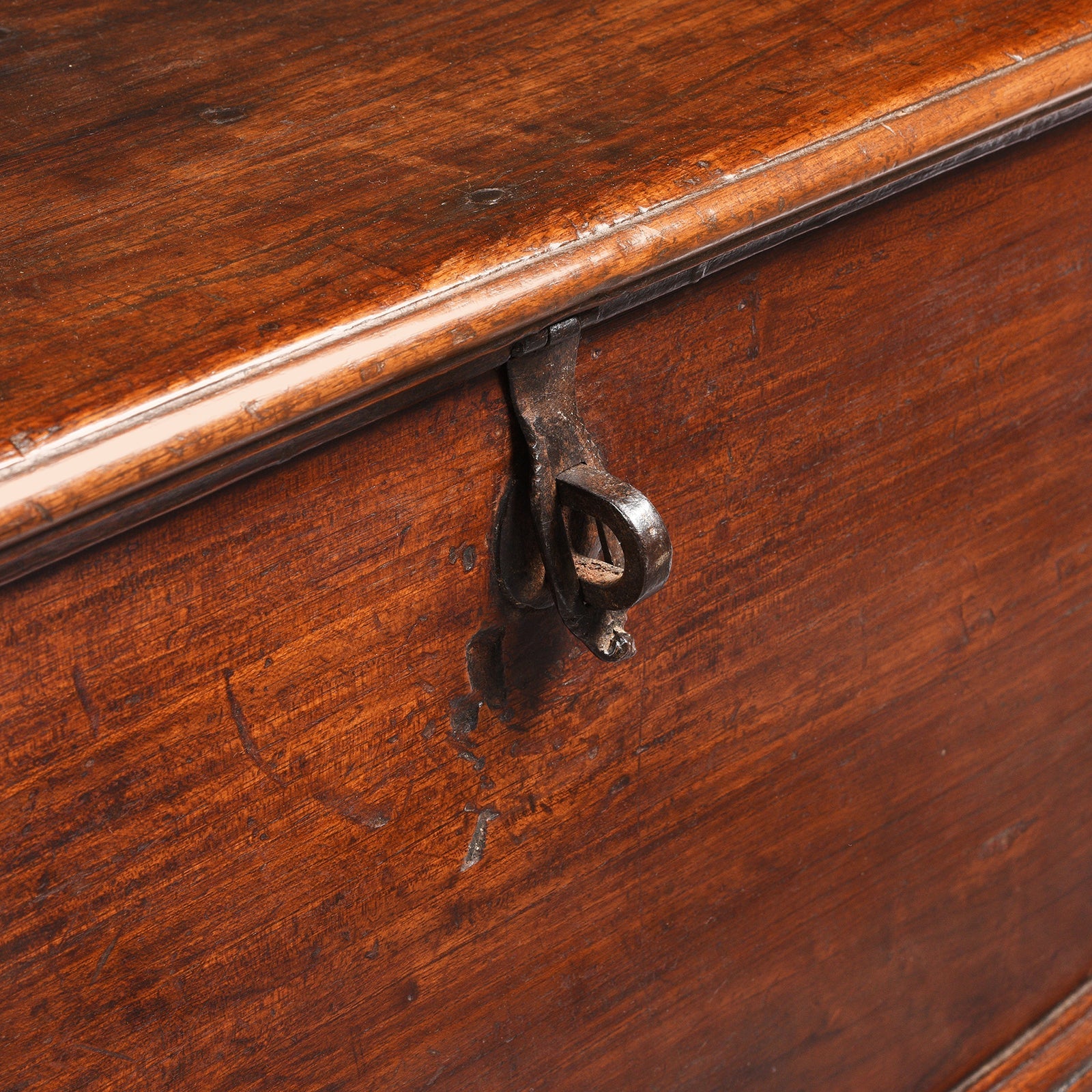 Iron Bound Indian Chest From Gujarat - 19thC