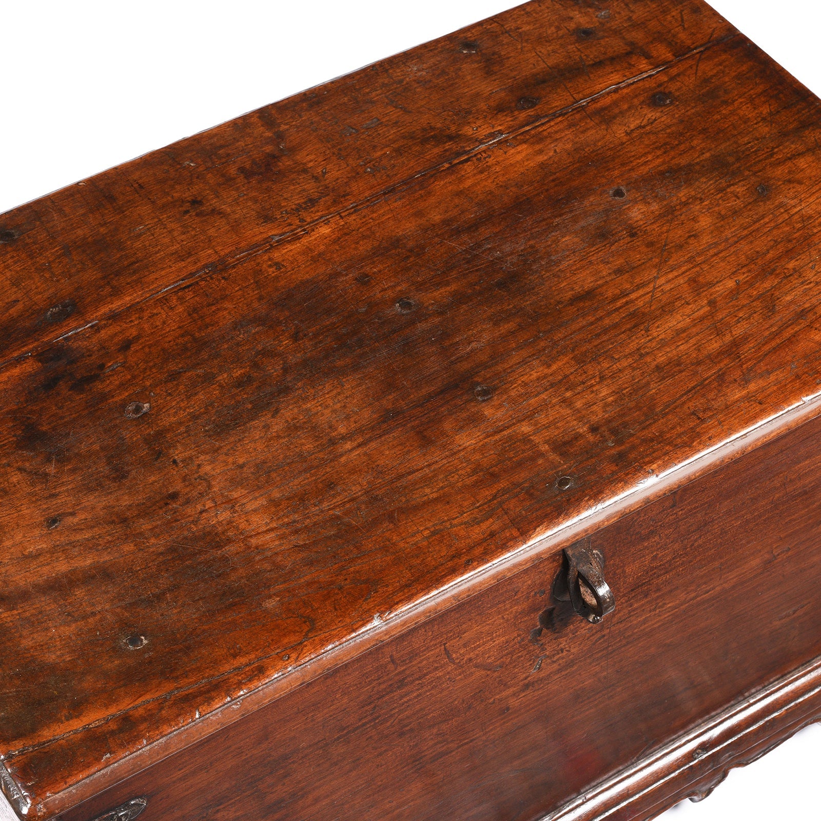 Iron Bound Indian Chest From Gujarat - 19thC