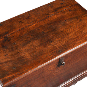Iron Bound Indian Chest From Gujarat - 19thC