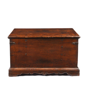 Iron Bound Indian Chest From Gujarat - 19thC