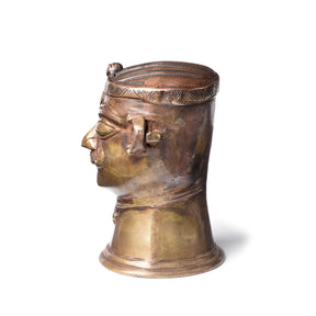 Bronze Shiva Mukhalinga From Karnataka - Ca 1950