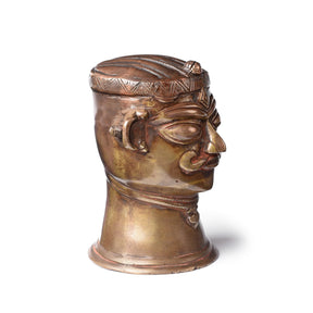 Bronze Shiva Mukhalinga From Karnataka - Ca 1950