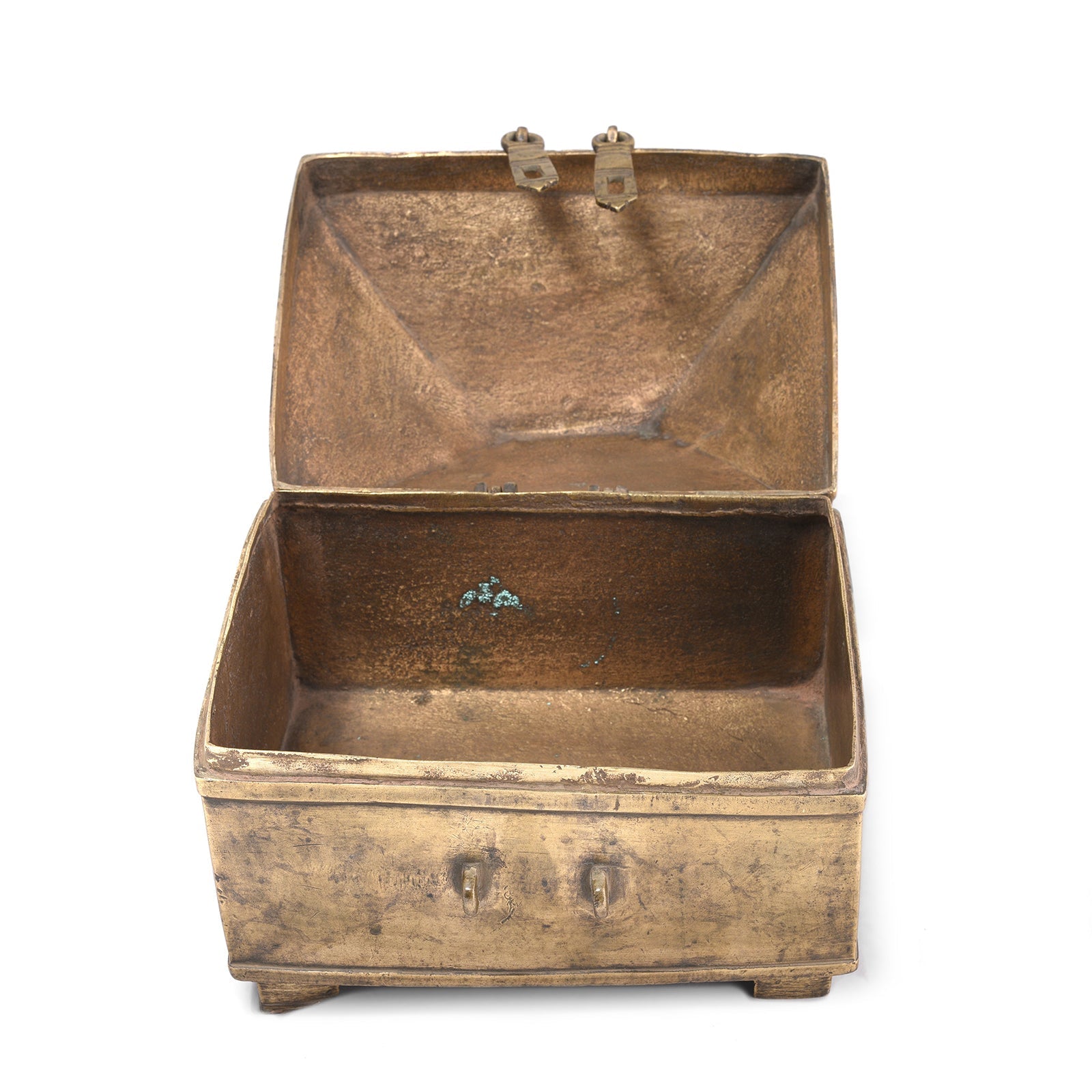 Brass Jewellery Casket From Rajasthan - 18th Century