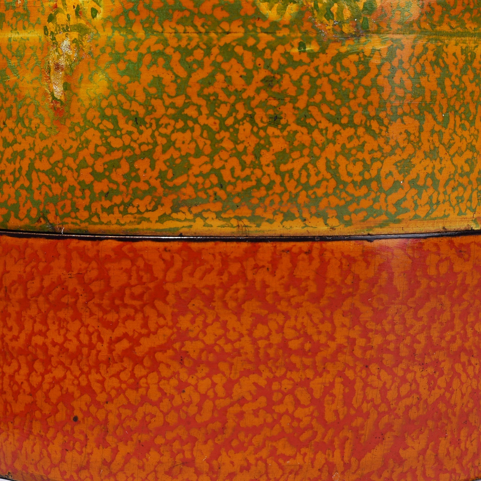 Spotted Lacquer Pot From Rajasthan - Early 20th Century
