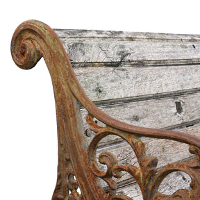 Cast Iron Indian Garden Bench - 19th Century