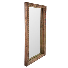 Indian Window Mirror From Shekhawati - 19th Century