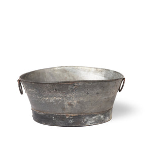 Vintage Galvanised Planter