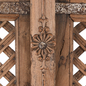 Carved Roheda Jali Doors From Bikaner - 19th Century