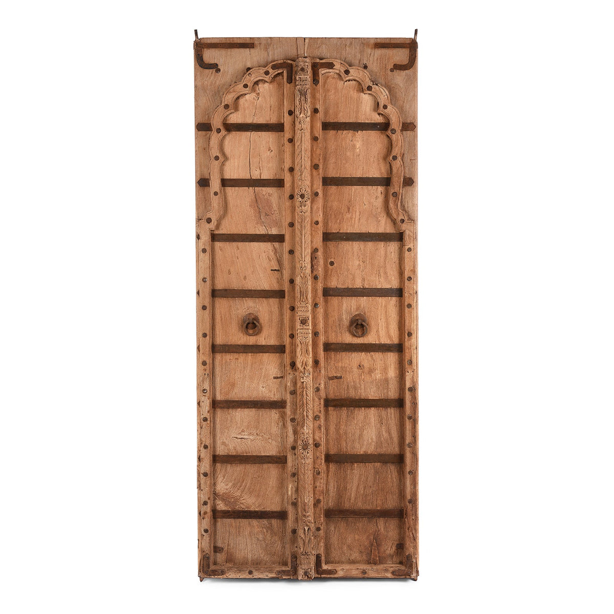 Bleached Indian Doors From Bikaner - 19th Century