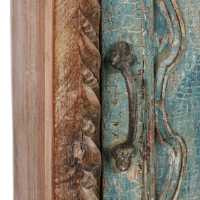 Bedside Cabinet Made From Reclaimed Teak