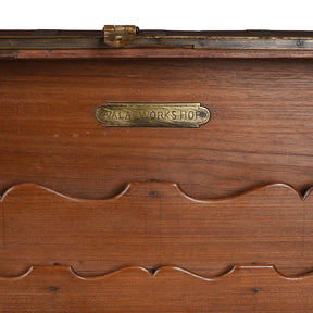 Brass Bound Military Chest Belonging to JR Honeyford -19th Century