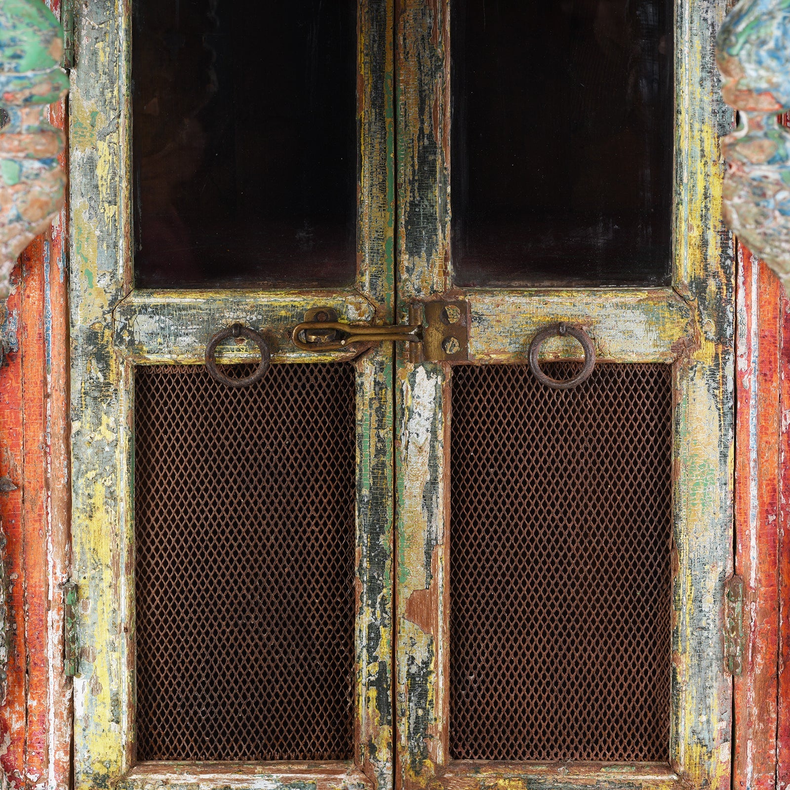Painted Teak House Shrine From Gujarat - 18th Century
