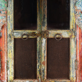 Painted Teak House Shrine From Gujarat - 18th Century