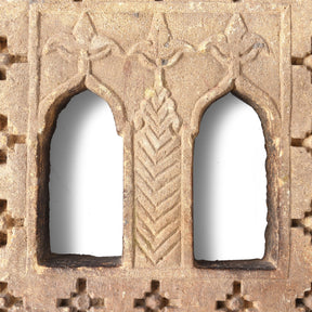 Carved Stone Niche From Gujarat - 19thC