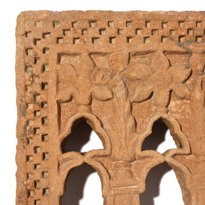 3 Way Stone Lamp Niche From Jaisalmer - 19th Century