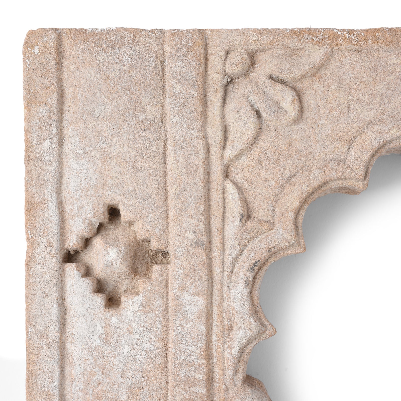 Carved Stone Lamp Niche From Rajasthan - 18thC