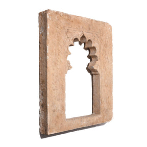 Carved Stone Lamp Niche From Rajasthan - 18th Century