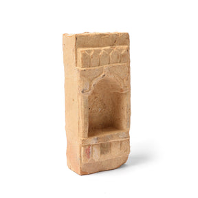 Carved Stone Lamp Niche From Rajasthan - 19thC