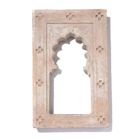Carved Stone Lamp Niche From Rajasthan - 19th Century