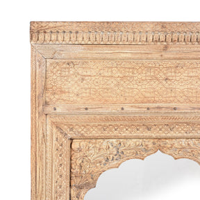 Indian Mirror Made From An Old Rosewood Window - 18thC