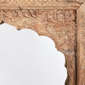 Indian Mirror Made From An Old Rosewood Window - 18thC