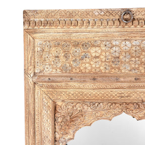 Indian Mirror Made From An Old Rosewood Window - 18thC