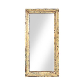 Cream Painted Indian Mirror