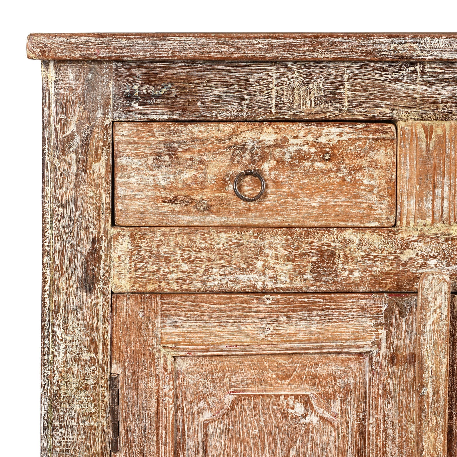 2 Door Kitchen Cabinet Made From Reclaimed Teak